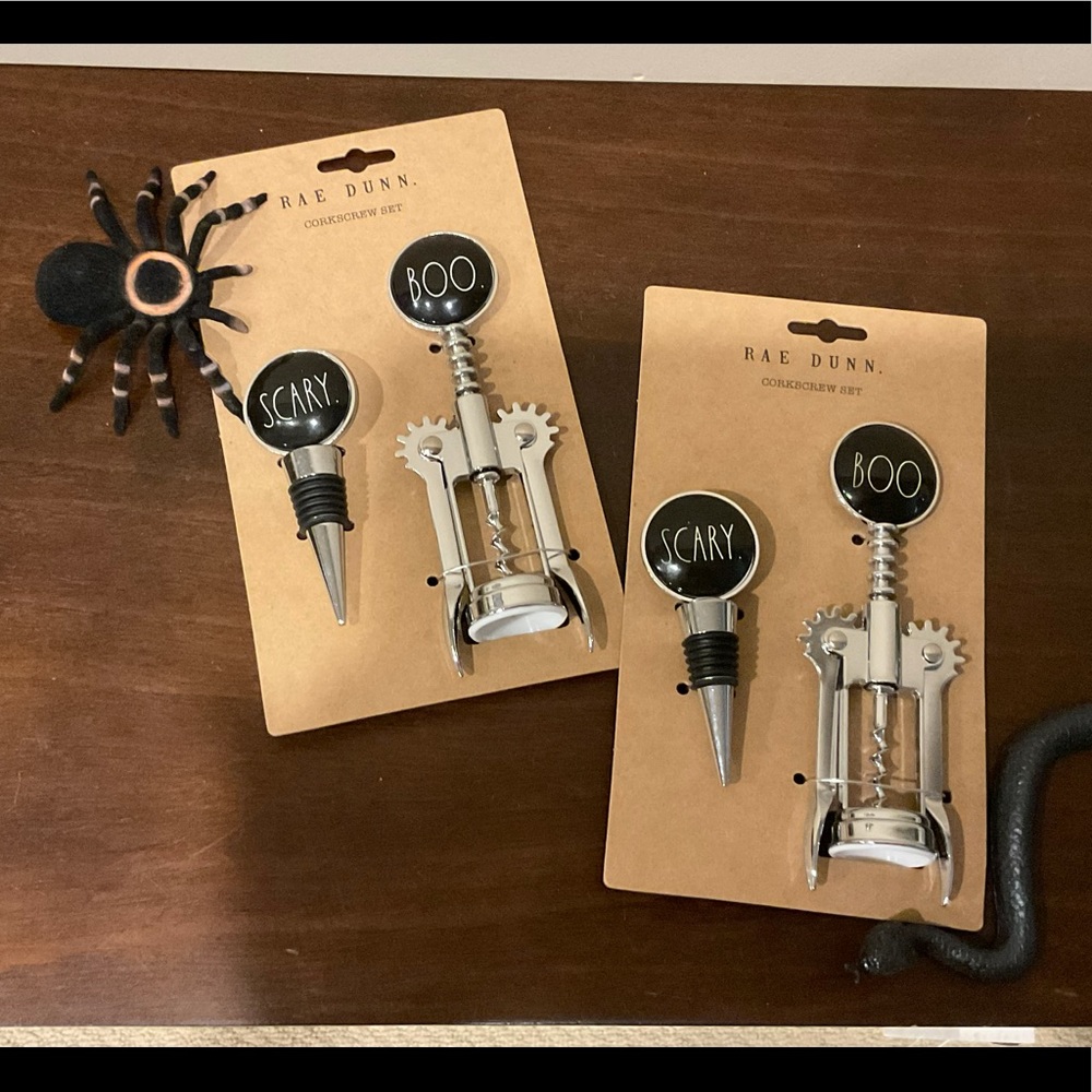 Rae Dunn Halloween Corkscrew Set 🎃 🍷